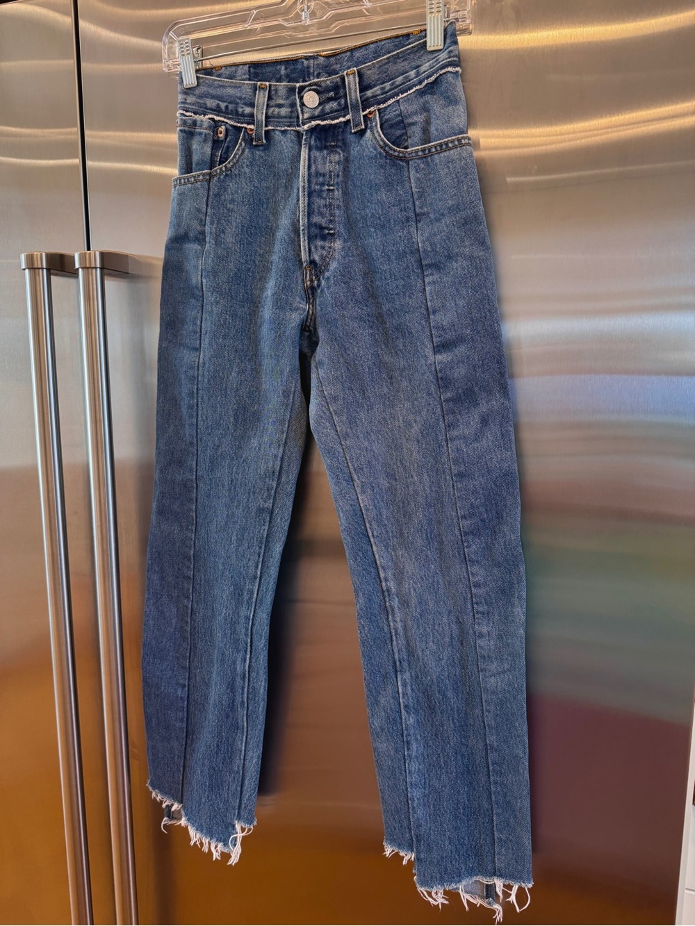 Vetements x Levi’s Jeans Reconstructed Straight Leg Denim Women’s Pants